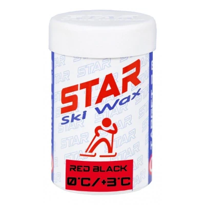 Star Ski Wax Stick red black 45g Star Ski Wax Stick red black 45g