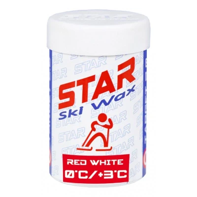 Star Ski Wax Stick red white 45g Star Ski Wax Stick red white 45g