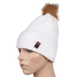 Starling Rory dětská zimní čepice bílá