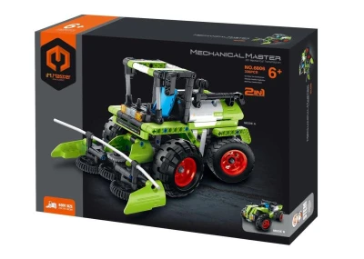 Stavebnice 2v1 kombajn/traktor 335 ks