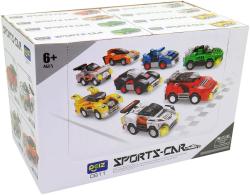 (stavebnice) Auto sportovní volný chod 55-62 dílků 8 druhů