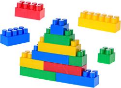 Stavebnice baby barevné stavební kostky 3-9cm set 100ks v igelitu
