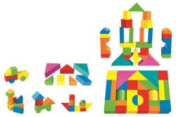 Stavebnice baby soft kostky barevné pěnové set 27ks v krabici