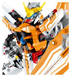 Stavebnice bojový robot plast 833 dílků