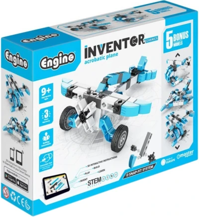(stavebnice) Engino Inventor Letadlo 5 modelů 70 dílků skládačka 5v1