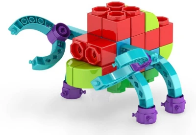 (stavebnice) Engino Qboidz Traktor 10 modelů 81 dílků skládačka 10v1