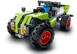 Stavebnice iM.MASTER Kombajn / Traktůrek 335 dílků 2v1 plast