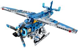Stavebnice iM.MASTER Letadlo modré 323 dílků plast