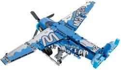 Stavebnice iM.MASTER Letadlo modré 323 dílků plast