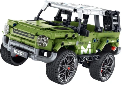 Stavebnice iM.MASTER Terénní auto zpětný chod 474 dílků plast