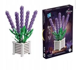 Stavebnice květy levandule v květináči, 1204 dílů