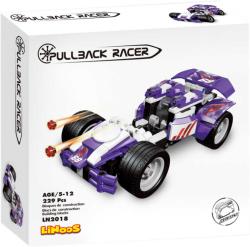 Stavebnice LiNooS Auto sportovní zpětný chod 229 dílků plast