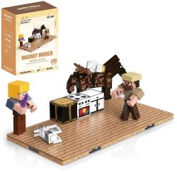 Stavebnice Magnet World 3D magnetická skádačka Lovec 40 dílků
