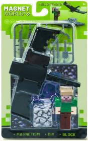 Stavebnice Magnet World 3D magnetická skádačka Lovec a drak