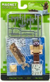 Stavebnice Magnet World 3D magnetická skádačka Rybář a rybka