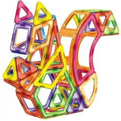 Stavebnice magnetická 89 dílků skládačka v krabici