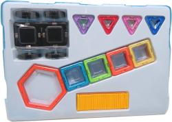 Stavebnice magnetická autíčka 58 dílků Magnetic sheet 3D skládačka