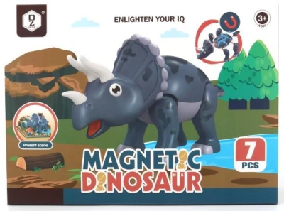Stavebnice magnetická Triceratops 3D