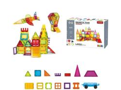 Stavebnice magnetická tvary 66 dílků Stavebnice magnetická tvary 66 dílků