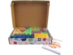 Stavebnice magnetická tvary 66 dílků