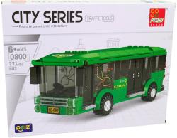 Stavebnice malý mechanik městský autobus MHD 221 dílků skládačka Stavebnice malý mechanik městský autobus MHD 221 dílků skládačka