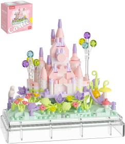 Stavebnice mini KOCO Letní hrad 412 dílků v průhledném boxu plast Stavebnice mini KOCO Letní hrad 412 dílků v průhledném boxu plast