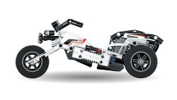 Stavebnice motorka na zpětné natažení 198 dílků