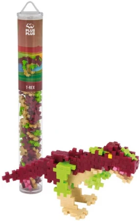 (stavebnice) Plus-Plus Dino T-Rex 2D/3D set 100 dílků v tubě plast