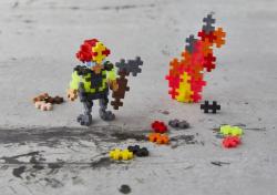 (stavebnice) Plus-Plus Hasič (100 ks) v tubě plast