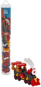 (stavebnice) Plus-Plus Lokomotiva 2D/3D set 100 dílků v tubě plast