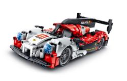 Stavebnice závodní auto na zpětné natažení 472 dílků Stavebnice závodní auto na zpětné natažení 472 dílků
