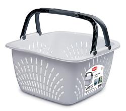 Stefanplast Košík VENTO 2 držadla 40x40x23cm PH mix barev, nosnost 15kg Stefanplast Košík VENTO 2 držadla 40x40x23cm PH mix barev, nosnost 15kg