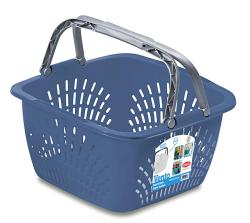 Stefanplast Košík VENTO 2 držadla 40x40x23cm PH mix barev, nosnost 15kg