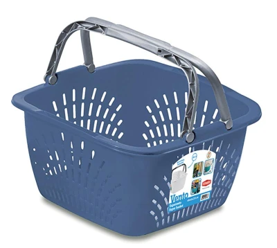 Stefanplast Košík VENTO 2 držadla 40x40x23cm PH mix barev, nosnost 15kg