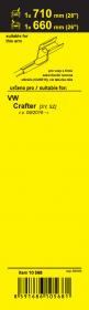 Compass Stěrače FLAT SET (CUBE16) 710+660mm