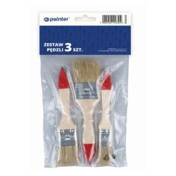 Štětec natírací plochý sada 3díl.(1/2", 1", 2")