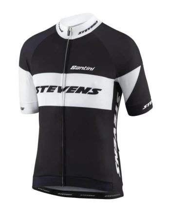 Stevens Aero Equipe černo/bílá Krátký Rukáv dres Stevens Aero Equipe černo/bílá Krátký Rukáv dres