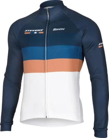 Stevens Aero Equipe Modro/bílo/zlatý Dlouhý Rukáv dres POUZE L (VÝPRODEJ) Stevens Aero Equipe Modro/bílo/zlatý Dlouhý Rukáv dres POUZE L (VÝPRODEJ)