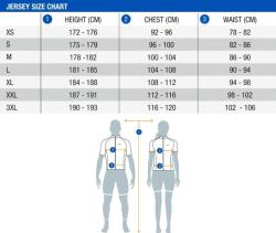 Stevens Aero Equipe Modro/bílo/zlatý Dlouhý Rukáv dres POUZE L (VÝPRODEJ)