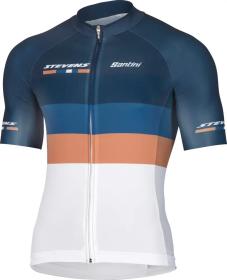 Stevens Aero Equipe Modro/bílo/zlatý Krátký Rukáv dres Stevens Aero Equipe Modro/bílo/zlatý Krátký Rukáv dres