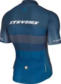 Stevens Aero Equipe Tmavě Modrý Krátký Rukáv dres