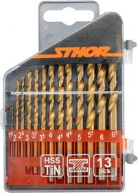 Sthor Sada vrtáků na kov 13 ks Titan Sthor Sada vrtáků na kov 13 ks Titan