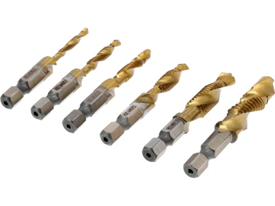 Sthor Sada vrtáků se závitníkem M3-M10 6 ks HEX