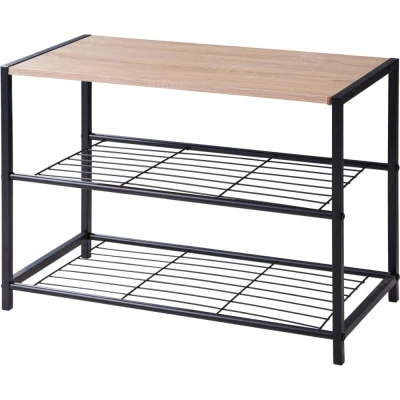 Storage Solutions Botník kovový 2 police 63 x 30 x 43 cm Storage Solutions Botník kovový 2 police 63 x 30 x 43 cm