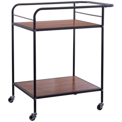 Storage Solutions Servírovací vozík kov, MDF 625 × 430 × 735 mm