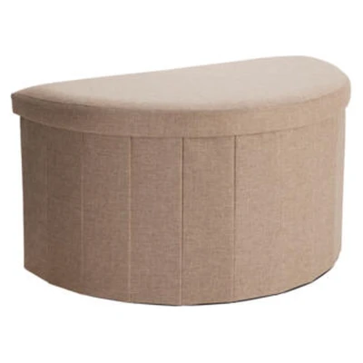 Storage Solutions Taburet s úložným prostorem 69 × 38 cm béžová