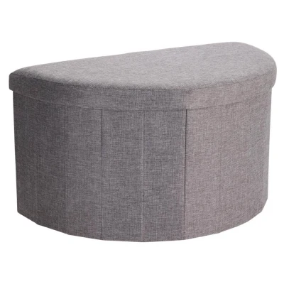 Storage Solutions Taburet s úložným prostorem 69 × 38 cm šedá