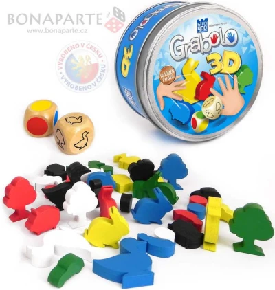 STRAGOO Hra Grabolo 3D (voděodolné karty H2O) (společenská hra) STRAGOO Hra Grabolo 3D (voděodolné karty H2O) (společenská hra)