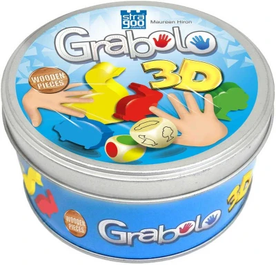 STRAGOO Hra Grabolo 3D (voděodolné karty H2O) (společenská hra)
