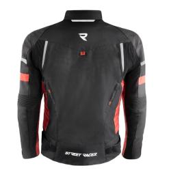 Street Racer Bunda na motorku Evans černo-červená + sleva 300,- na příslušenství